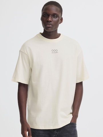 BLEND Shirt ' BHKyle Backprint ' in Beige: front