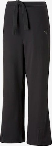 PUMA Loose fit Sports trousers in Black: front