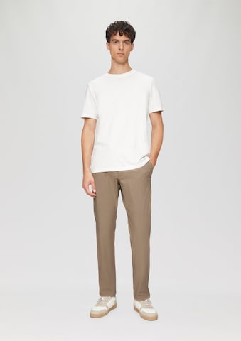 Effilé Pantalon chino 'Phoenix' s.Oliver en marron