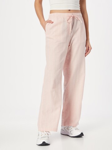 Loosefit Pantalon de sport CRAGHOPPERS en rose : devant