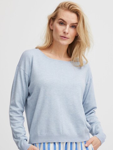 Pullover 'PZBOX' di PULZ Jeans in blu: frontale