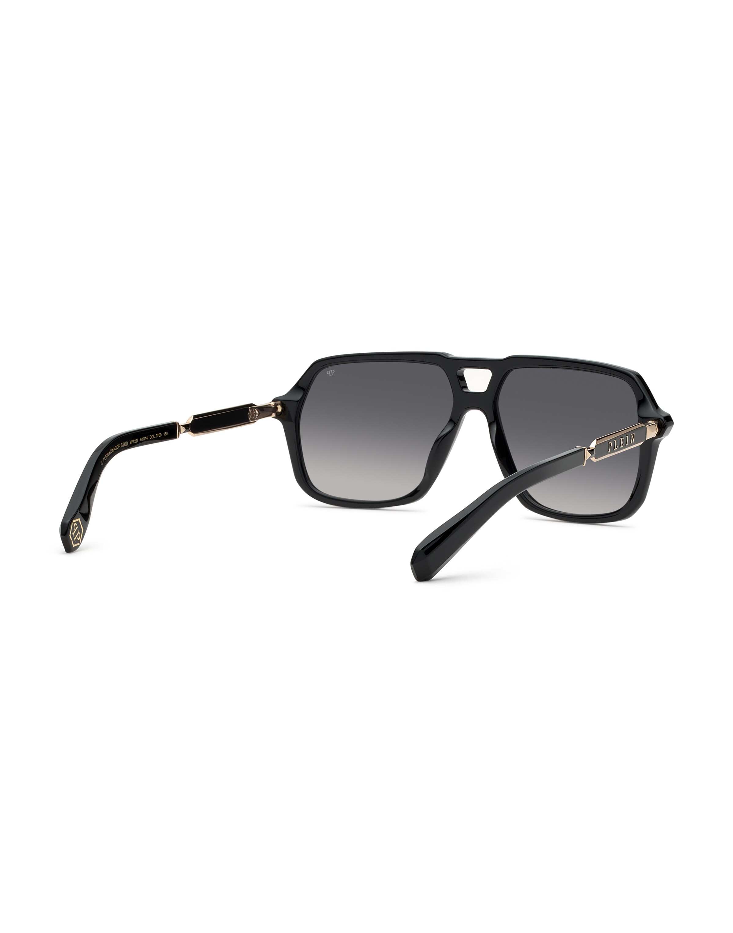 Occhiali da sole 'Hexagon Stud' di Philipp Plein in nero