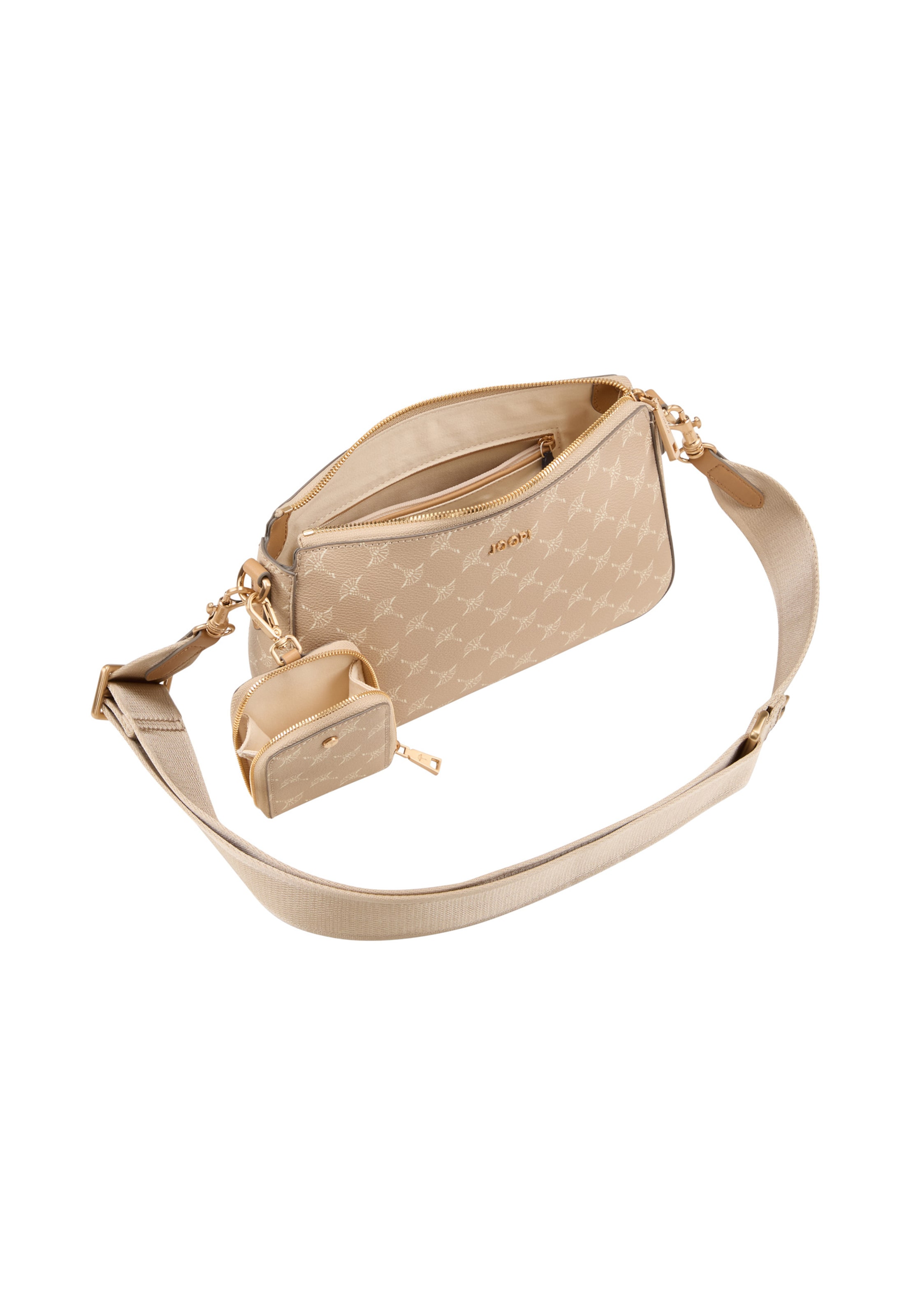 JOOP! Taška přes rameno 'Cortina 1.0 Jasmina' – béžová