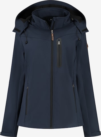 Travelin Winterjacke 'Hella' in Blau: predná strana