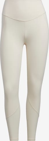 Skinny Pantalon de sport ADIDAS SPORTSWEAR en blanc