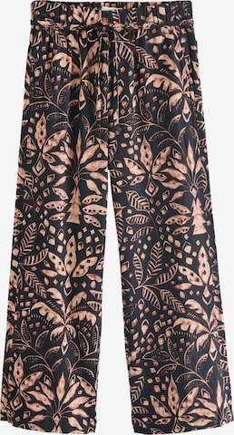 NextWide Leg/ Široke nogavice Hlače - crna boja: prednji dio