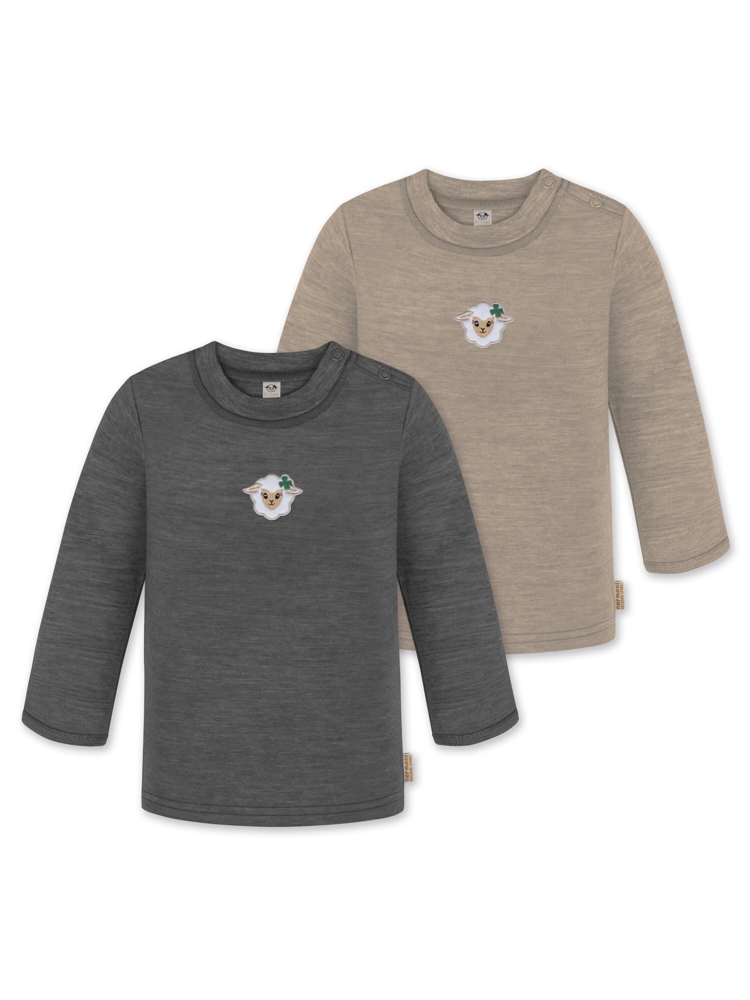 T-Shirt 'Taupo' normani en beige : devant