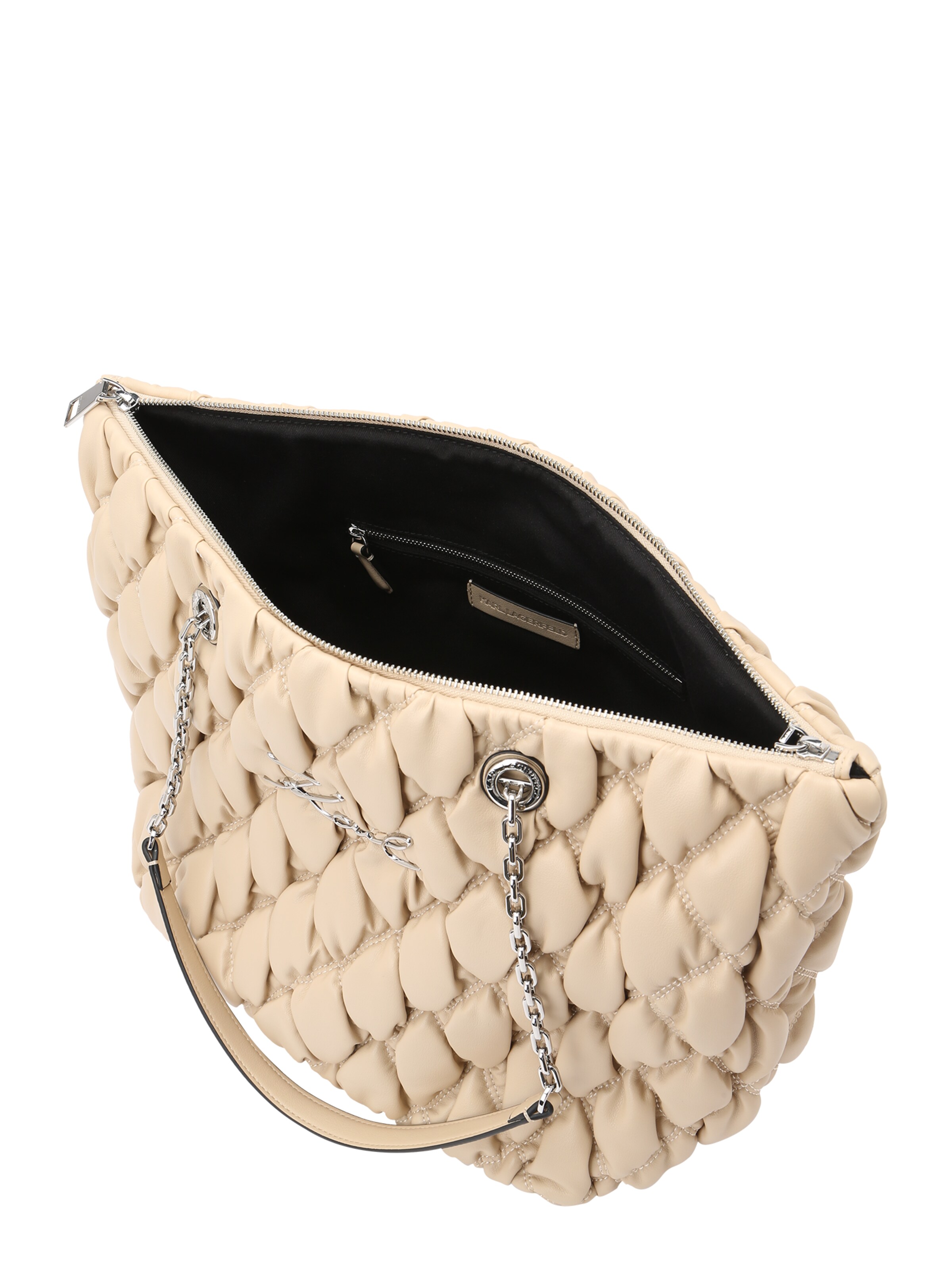 Karl Lagerfeld Torba na ramię w kolorze beżowy