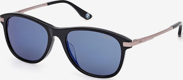 Lunettes de soleil BMW en noir : devant