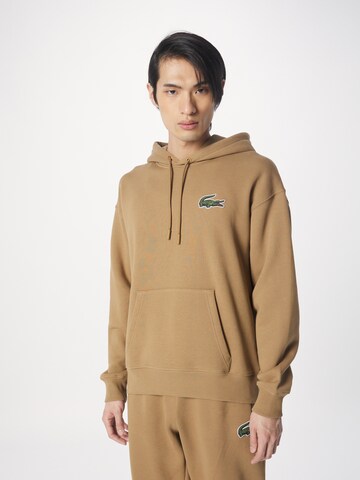 LACOSTE Sweatshirt in Brown: front