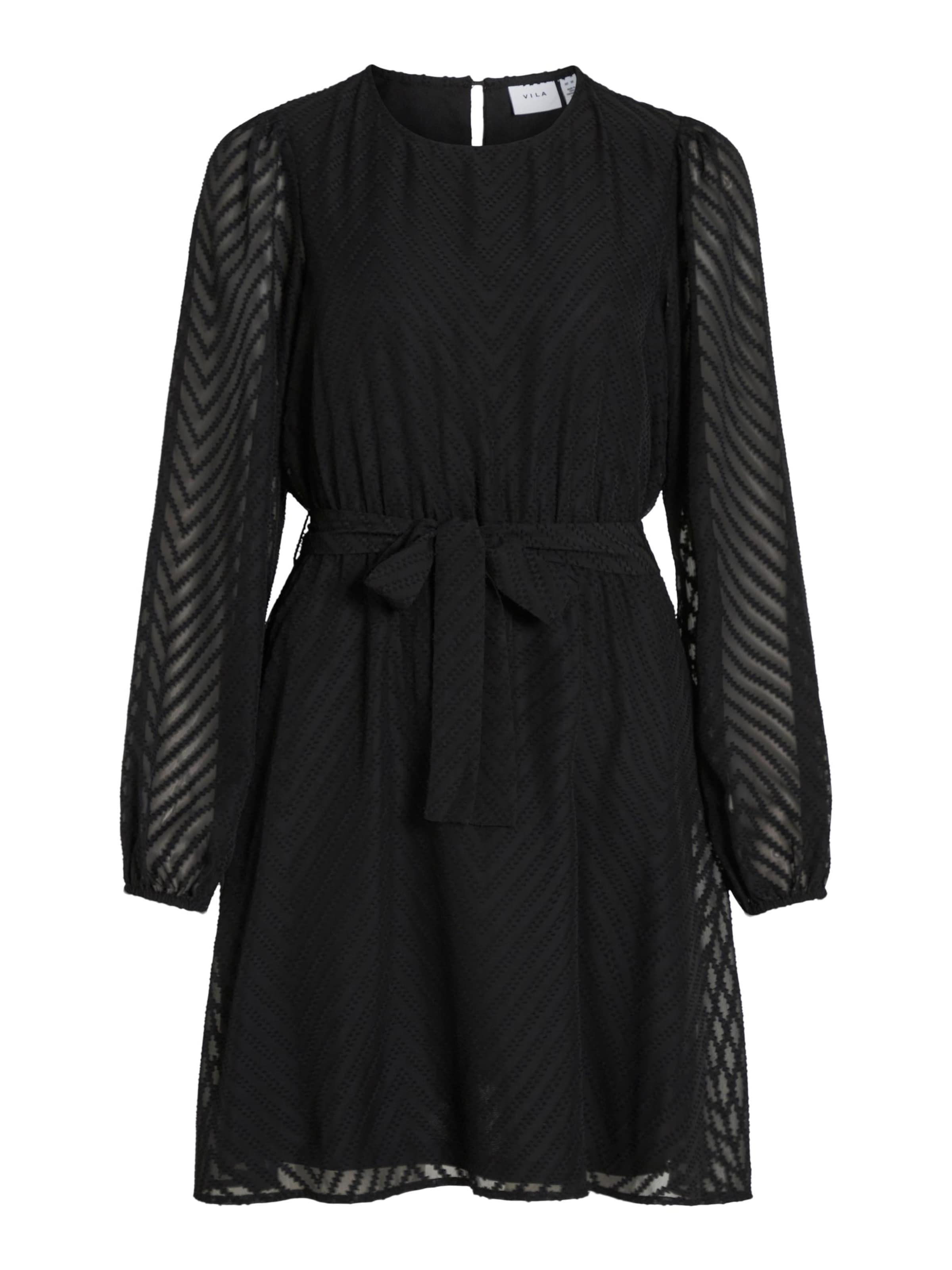 VILA Φόρεμα 'Michelle' σε μαύρο: μπροστά