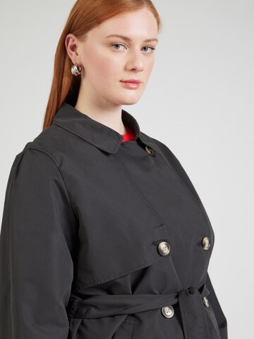 Manteau mi-saison 'VMCZoa' Vero Moda Curve en noir