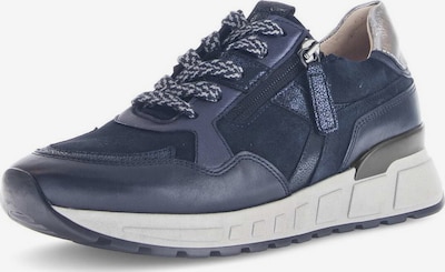 GABOR Zapatillas deportivas bajas 'Sneaker Low Damen Leder-Mix in dunkelblau' en 37,5 en azul oscuro, Vista del producto