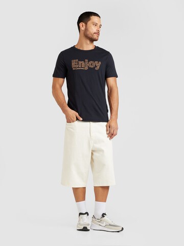 BLEND T-Shirt in Schwarz
