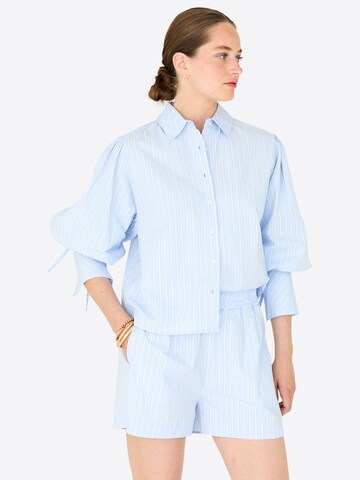 Bellamy Gallery Blouse 'Himari' in Blue