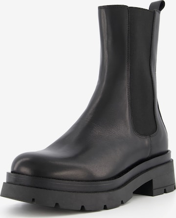 Dune LONDON Chelsea boots 'PALMZ' in Zwart: voorkant