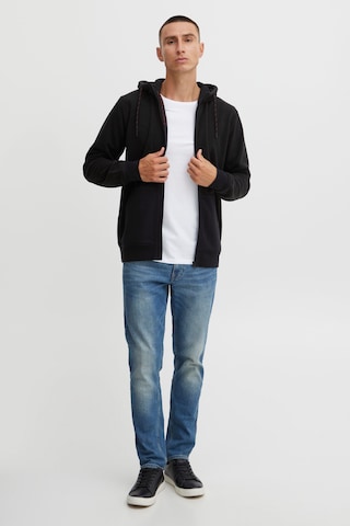 INDICODE JEANS Fleece Jacket in Black