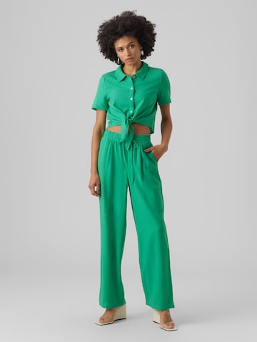 Wide Leg Pantalon 'Jesmilo' VERO MODA en vert