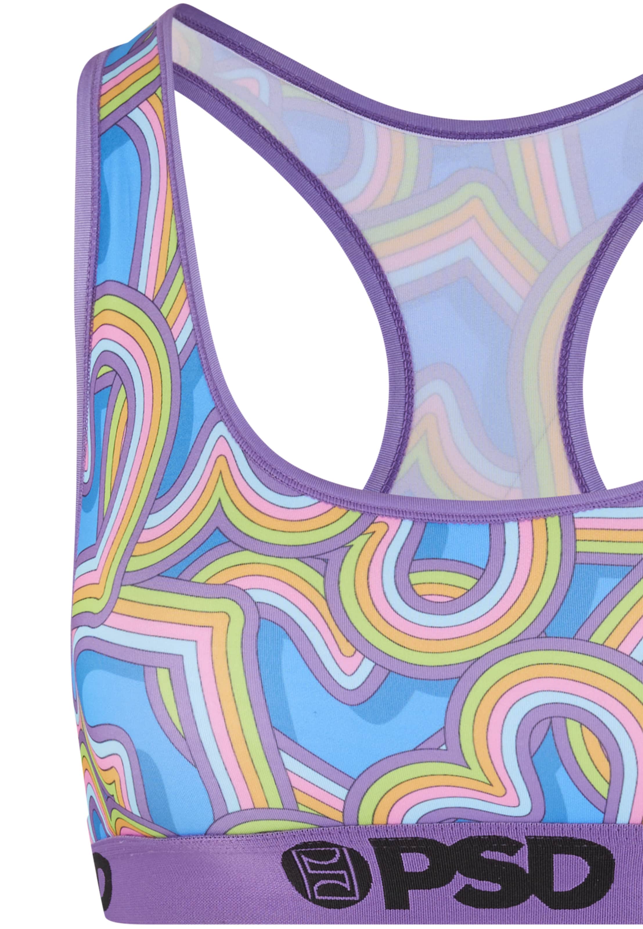 PSD Medium Support Sports bra 'Heart Attack' in Mixed colours