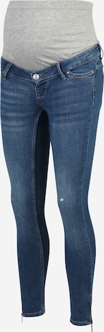 Only Maternity Skinny Jeans 'Kendell' in Blue: front