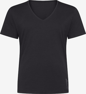 SLOGGI V-Shirt ' SLG Base ' in Schwarz: Vorderseite