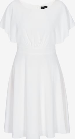 DreiMaster Klassik - Vestido de verano en blanco: frente