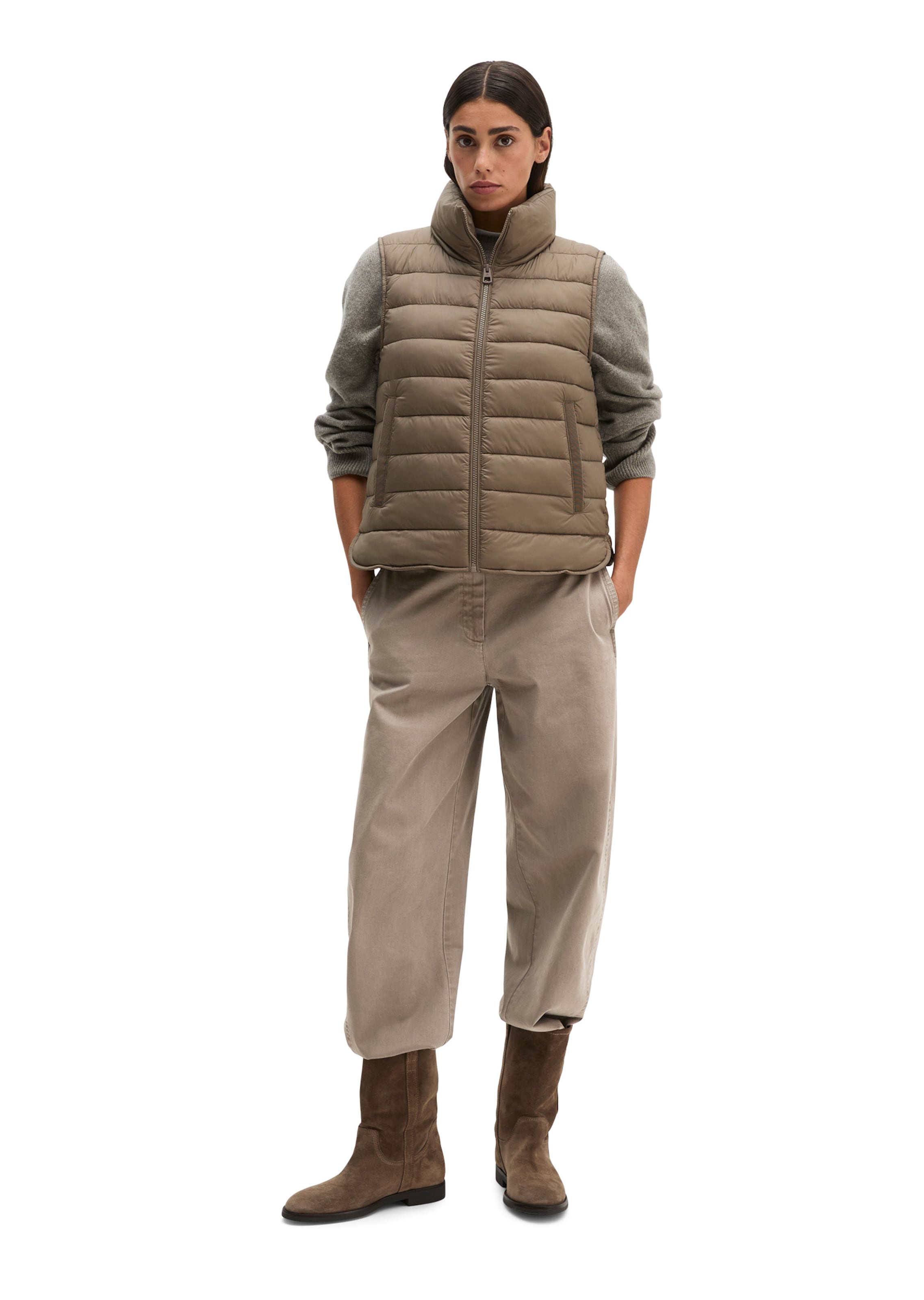 Marc O'Polo Vest in Brown