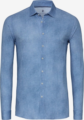 Chemise DESOTO en bleu : devant