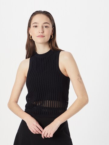 HUGO Red Knitted top 'Slonisa' in Black: front