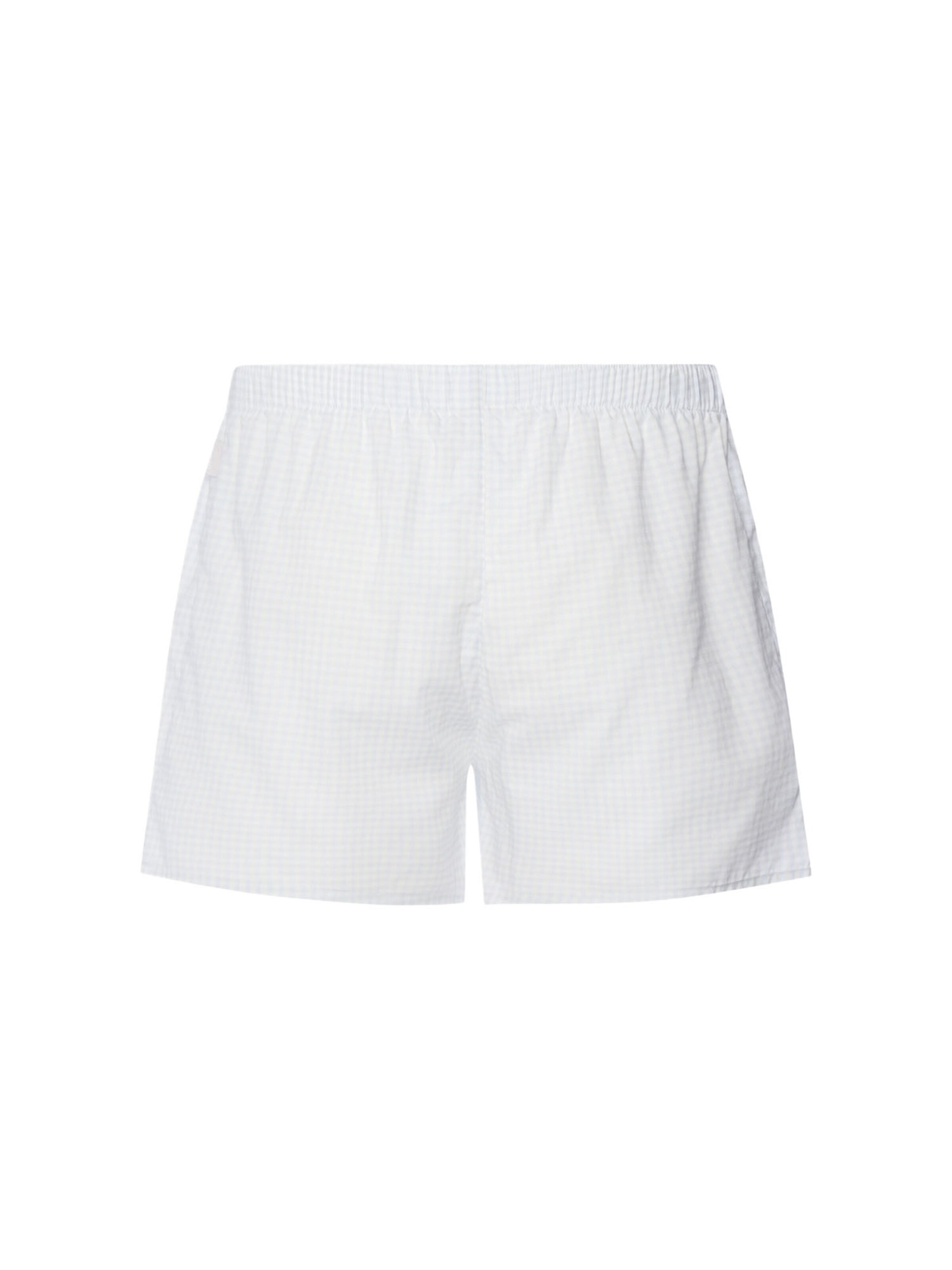 Hanro Boxershorts ' Fancy Woven ' in Blauw