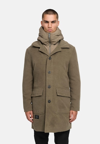 STONE HARBOUR Winter coat 'Thiagoo XX' in Brown: front