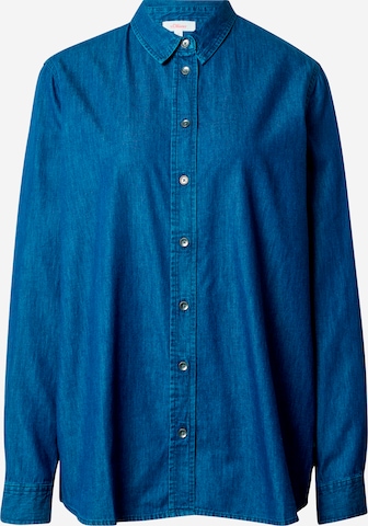 s.Oliver Blouse in Blauw: voorkant