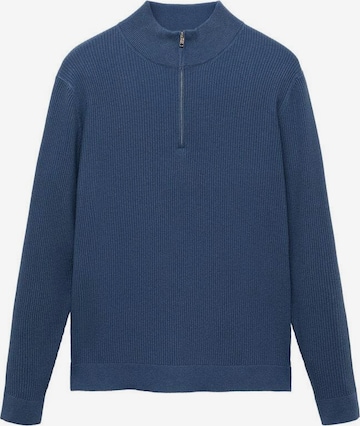 MANGO MAN Pullover 'Antiguap' in Blau: Vorderseite