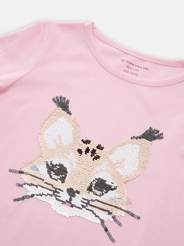 TOM TAILOR Shirt in Pink