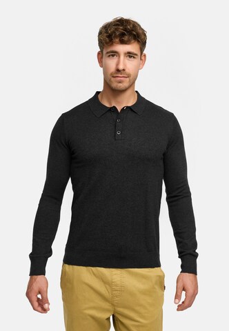 INDICODE JEANS Pullover 'Kastra' in Grau: Vorderseite