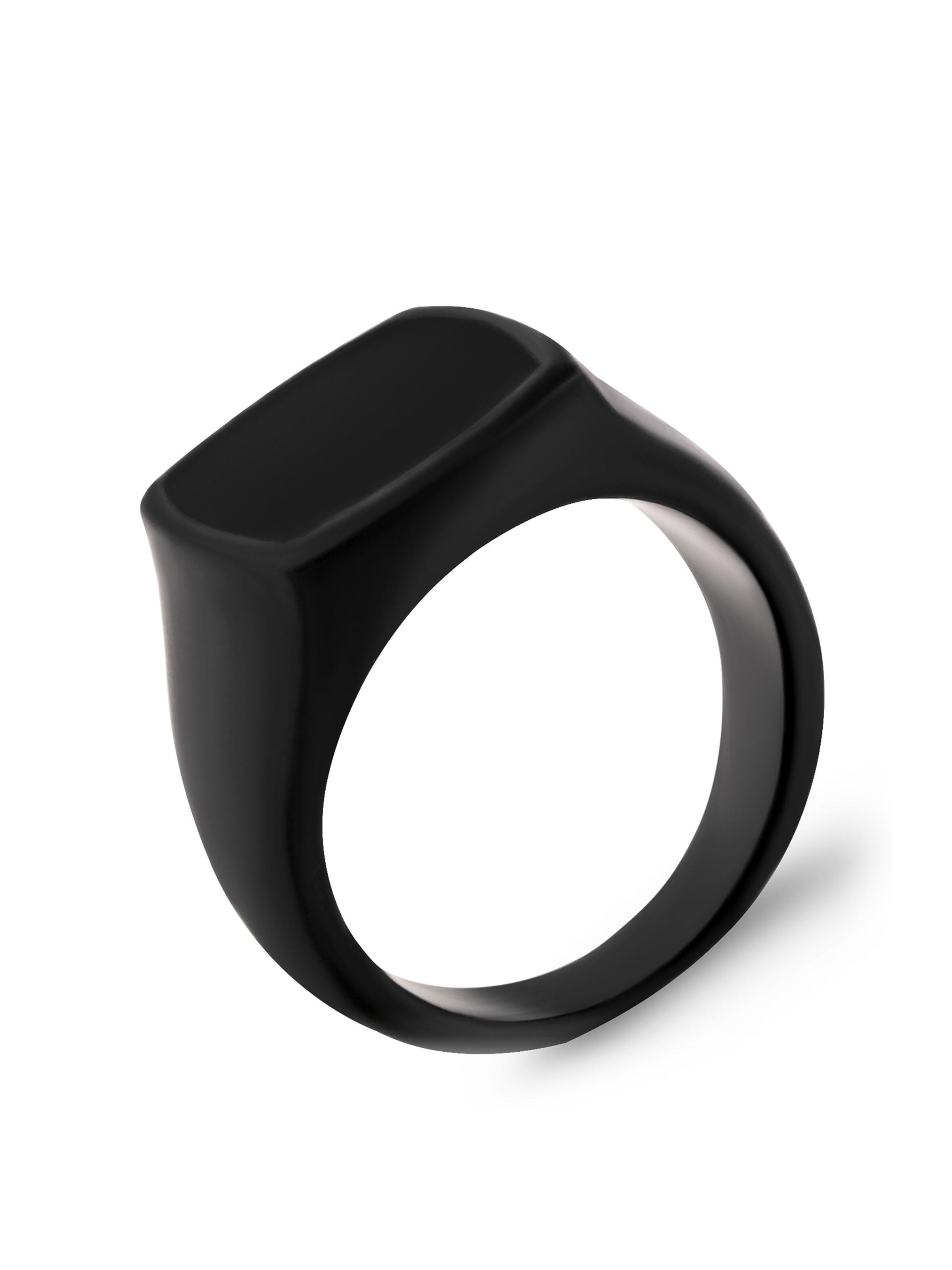 Akitsune Ring 'Opul' in Black