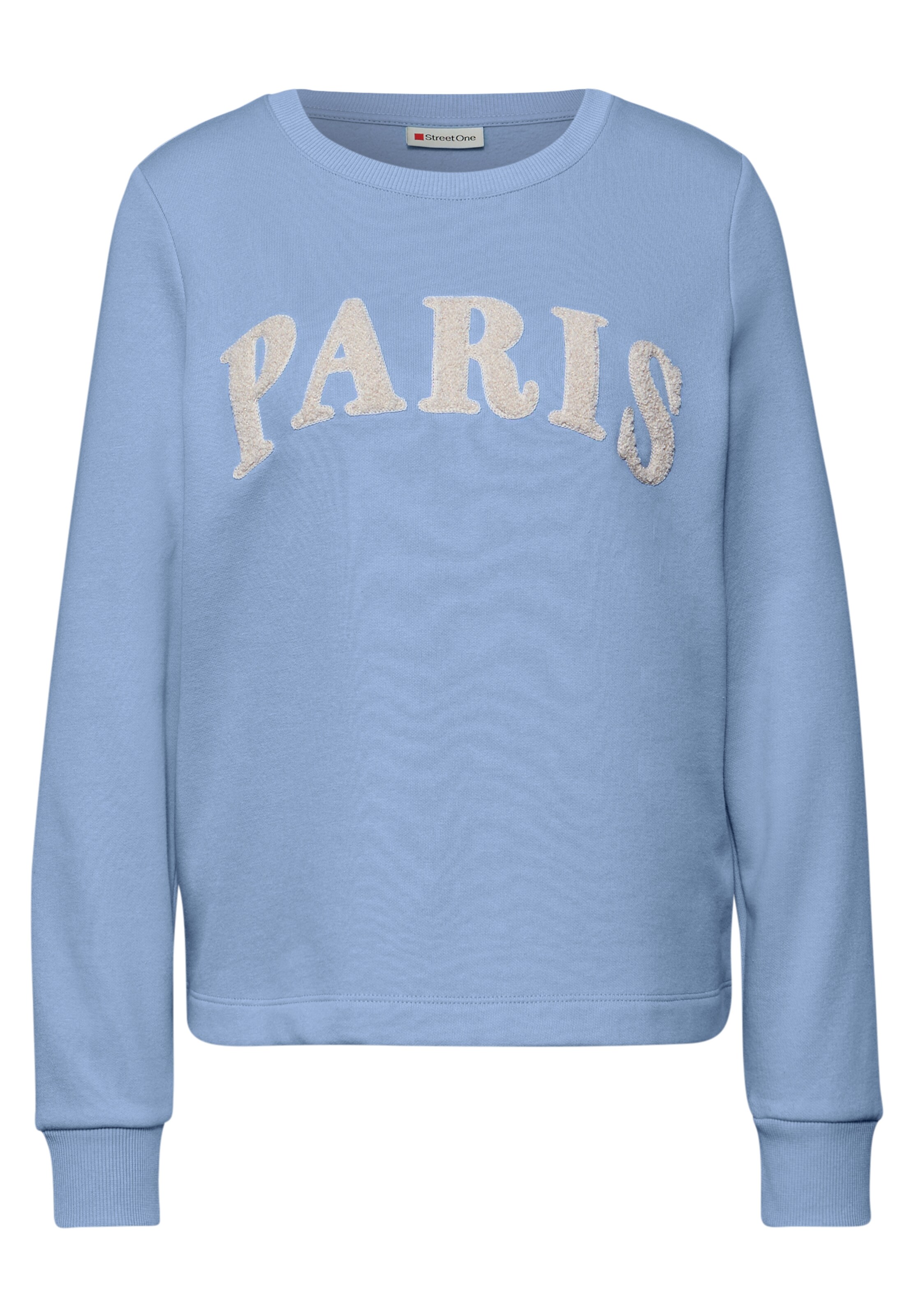 STREET ONE Sweatshirt in Blau: Vorderseite