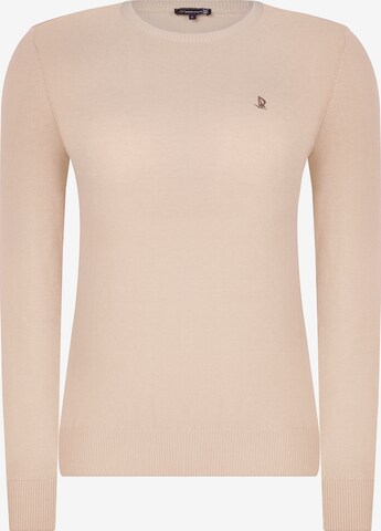 Pullover di Giorgio di Mare in beige: frontale