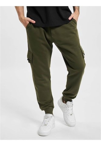 Effilé Pantalon cargo 'Fatih' DEF en vert : devant