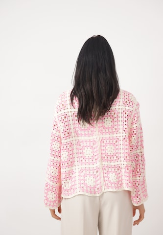 CHERRY KOKO Gebreid vest in Roze