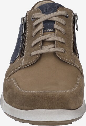 JOSEF SEIBEL Athletic Lace-Up Shoes 'Enrico' in Brown