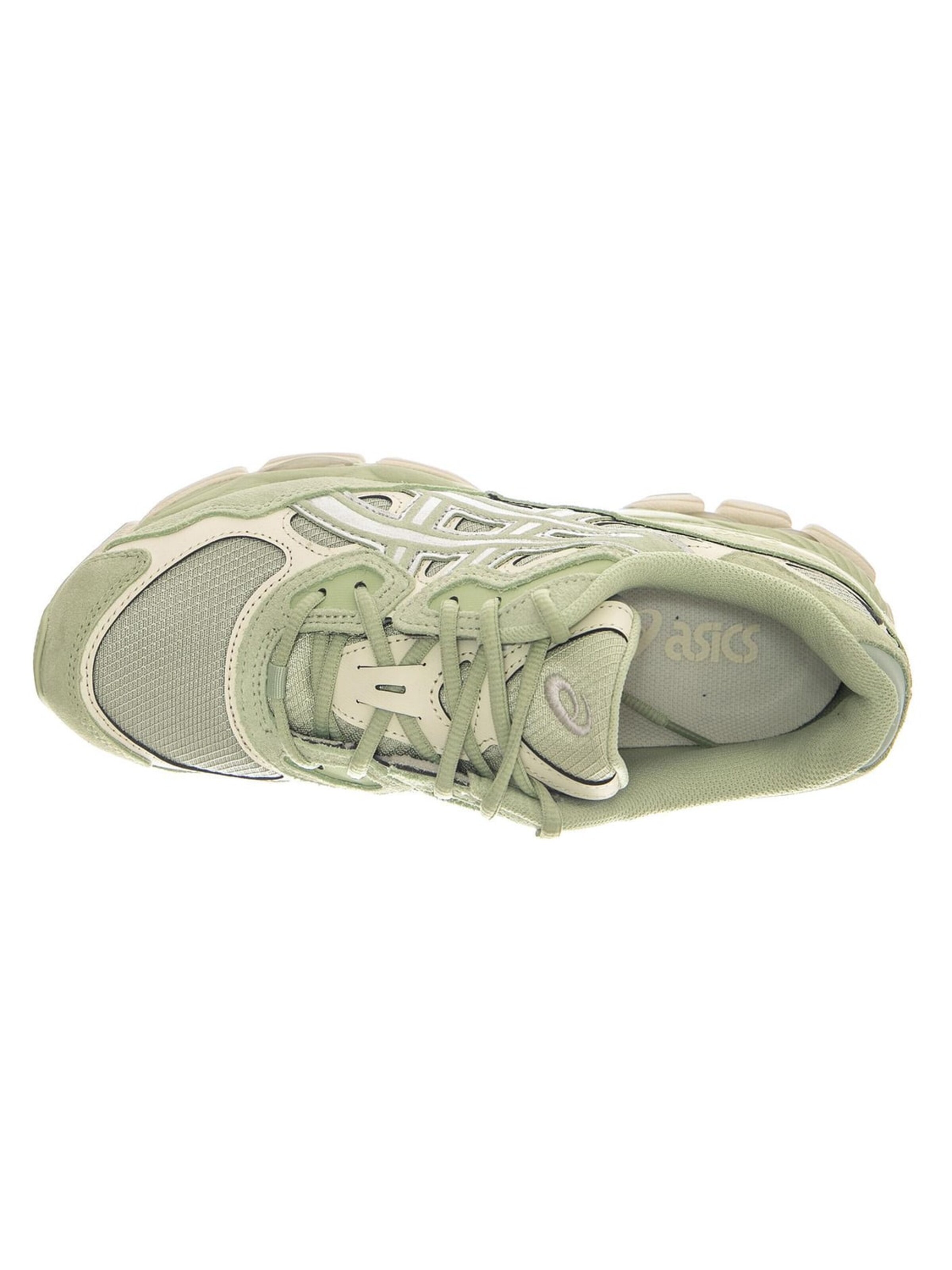 Chaussure de sport à lacets ASICS en vert