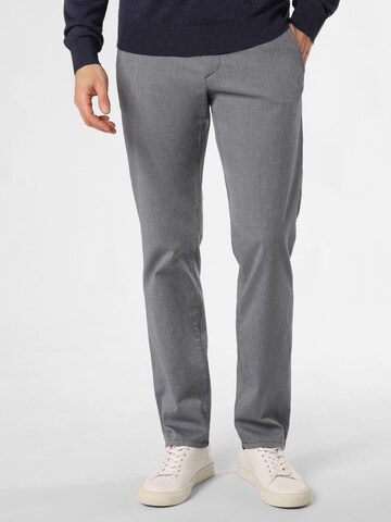 Alberto Regular Chinohose 'Lou-J' in Grau: Vorderseite