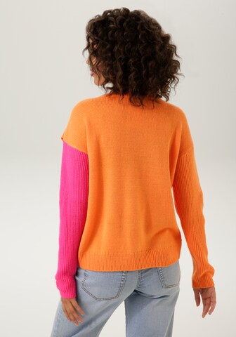 Aniston CASUAL Pullover in Orange