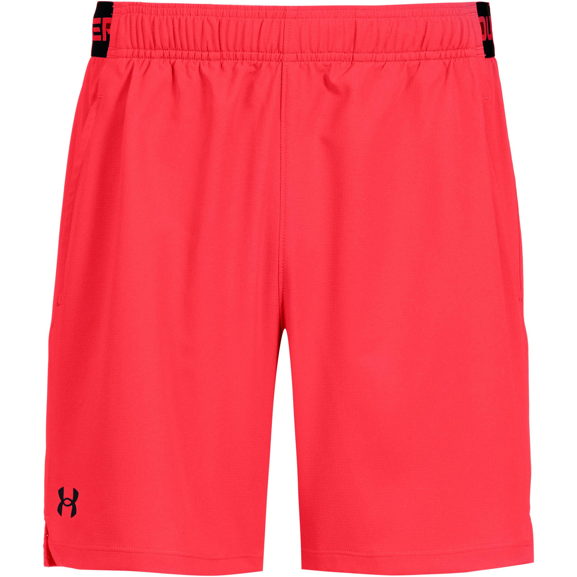 UNDER ARMOUR Workout Pants 'Vanish' in Red: front