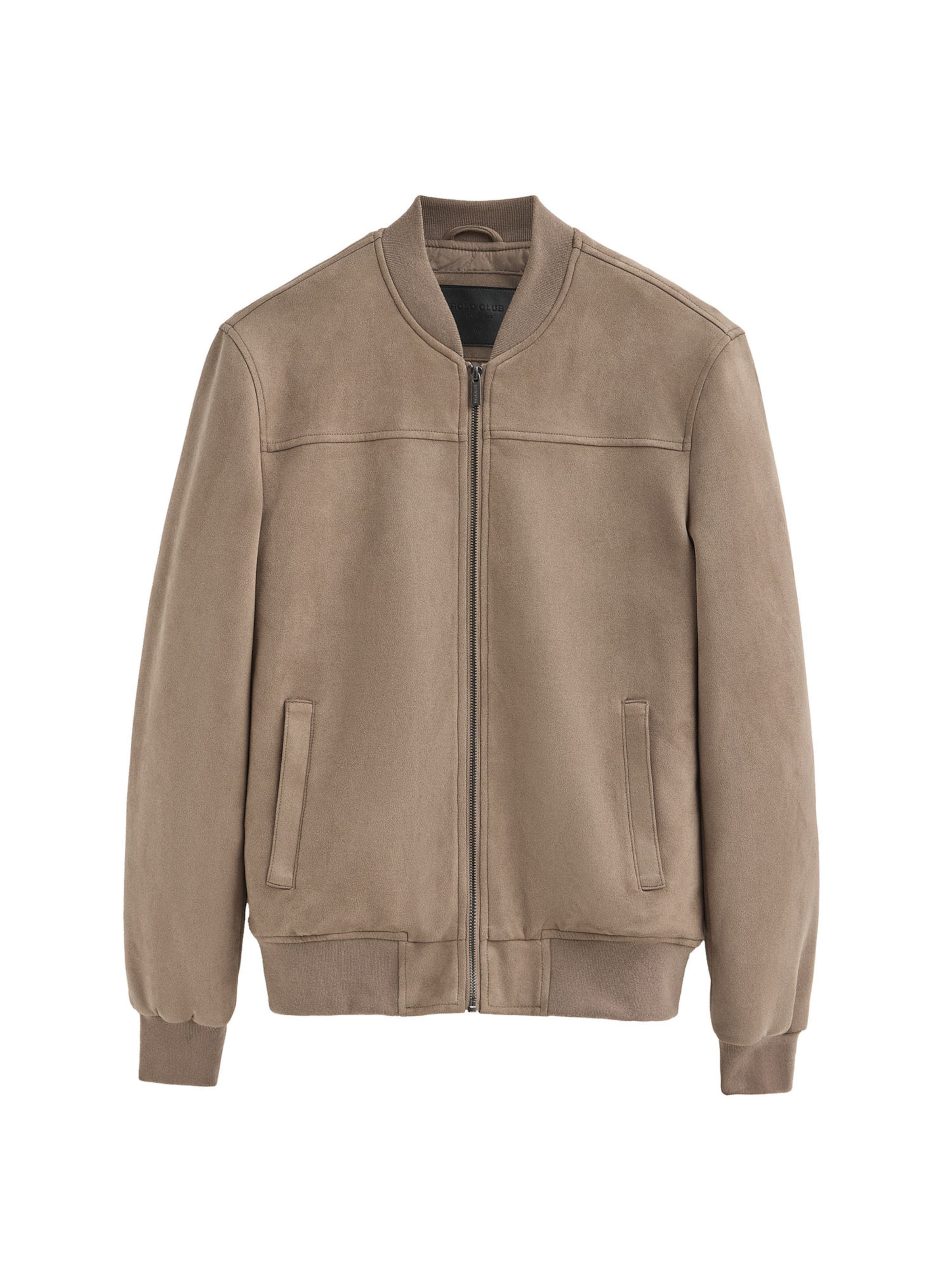 Polo Club Performance Jacket in Brown: front
