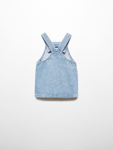 MANGO KIDS Regular Latzrock 'Cottagep' in Blau