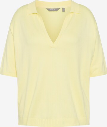 Pull-over Ulla Popken en jaune : devant