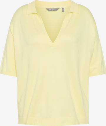 Pull-over Ulla Popken en jaune : devant