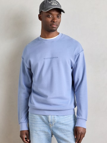 SCOTCH & SODA Mikina 'Seasonal Core' – modrá